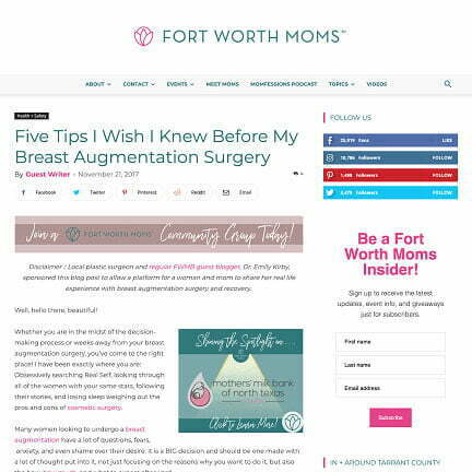 Tips I Wish I Knew Before My Breast Augmentation Surgery with Dr. Emily Kirby