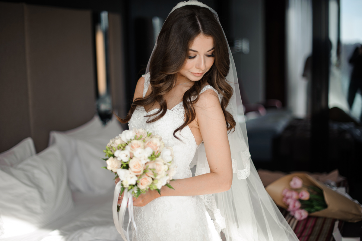 Fort Worth bride looking beautiful on her wedding day