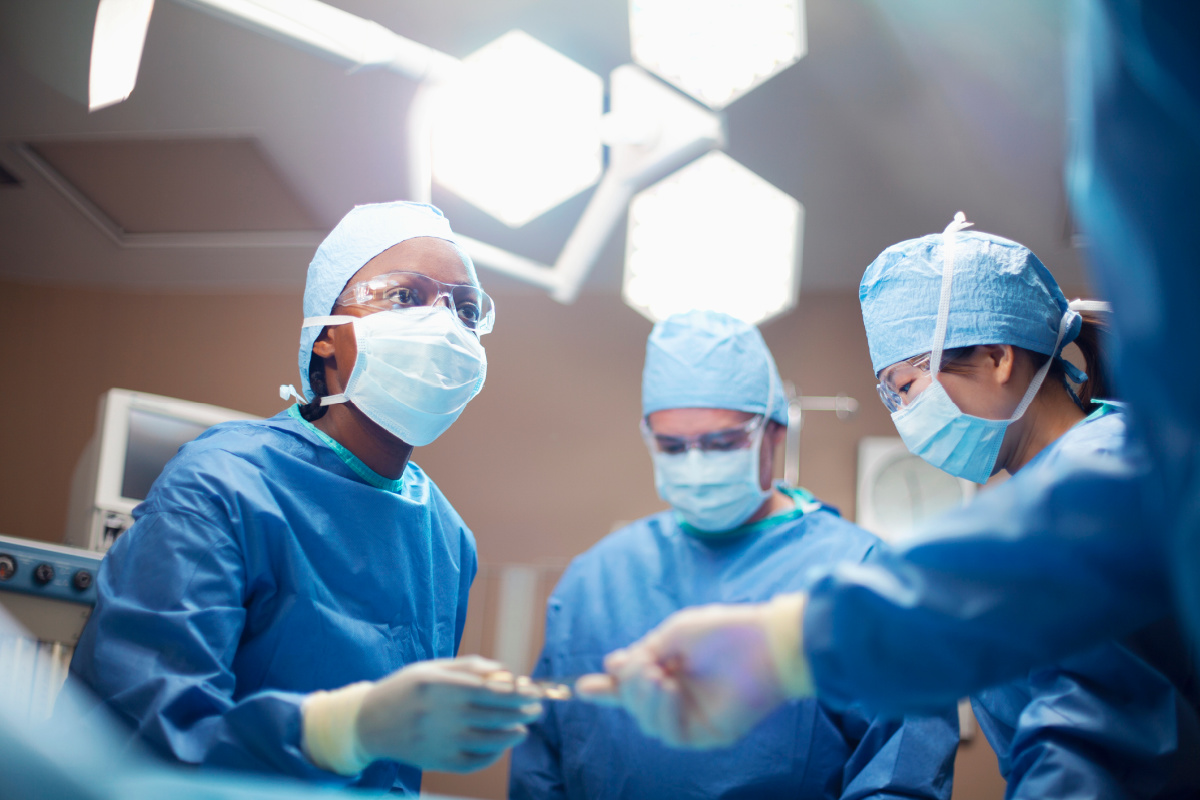 Young plastic surgery fellows during residency